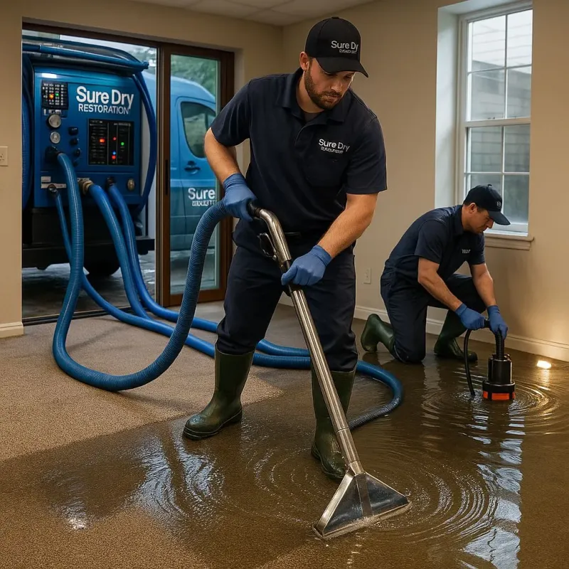 Water Extraction and Removal process in Lillington, NC